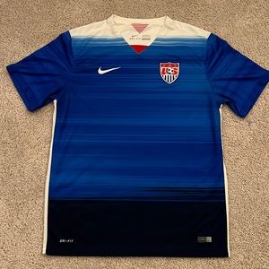 2015 Men's Nike Large Authentic USMNT Wold Cup Away Jersey